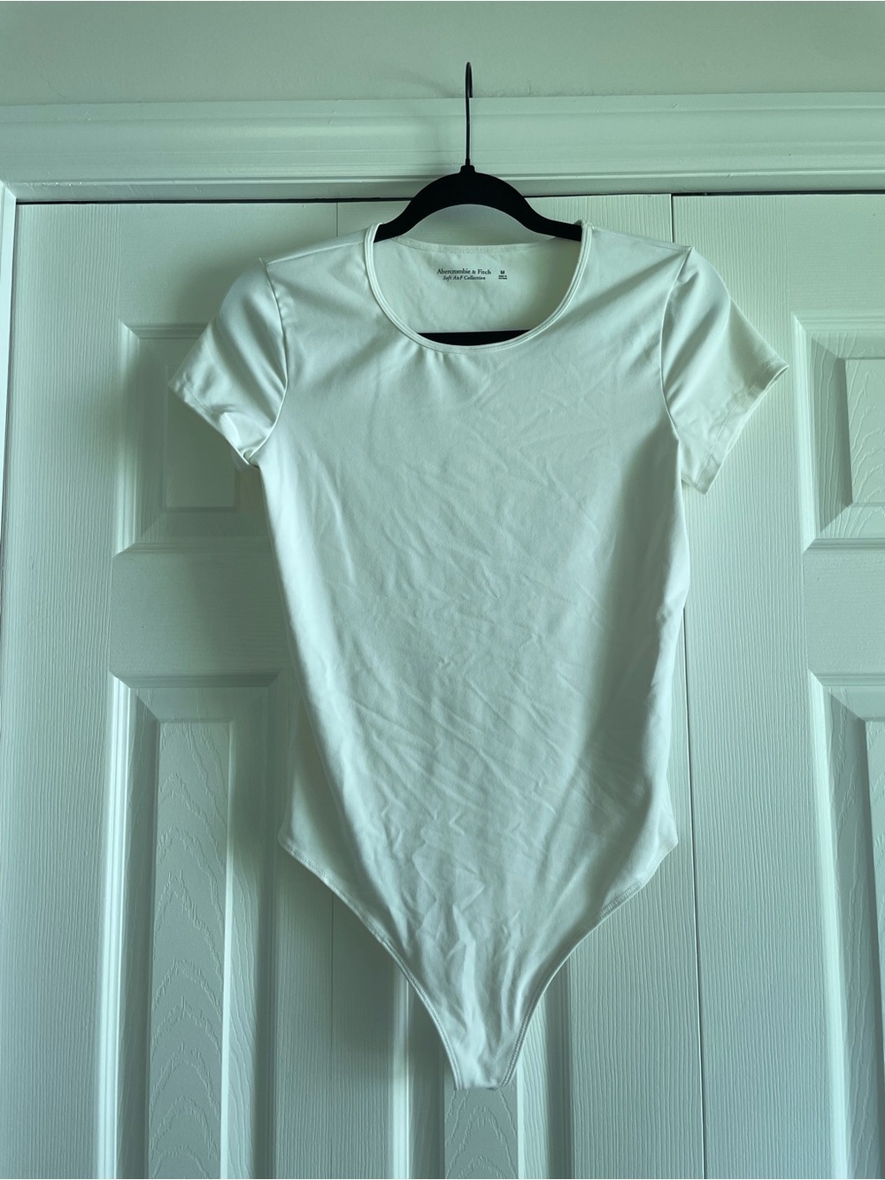 Abercrombie & Fitch White Short Sleeve Bodysuit